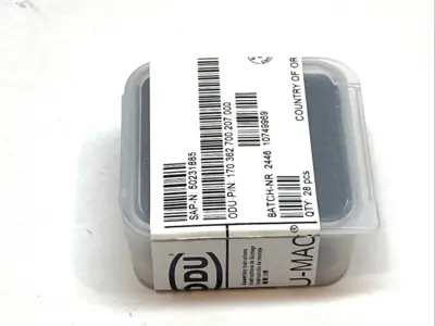 NEW ODU SPRINGTAC SOCKET 1.02 MM AWG 20–22 CRIMP PKG OF 28