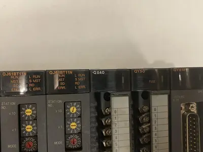 USED MITSUBISHI Q61P-A1, Q02HCPU, QJ71C24N, QD75M1, QJ61BT11N, QX40, QY50, QY81P