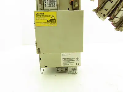 Siemens 6SN1123-1AA00-0DA1 SIMODRIVE 611 Single Axis Power Module 80A w/Control