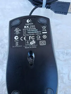 PHILIPS MONITOR MNB1190T WITH LOGITECH RX 250 MOUSE