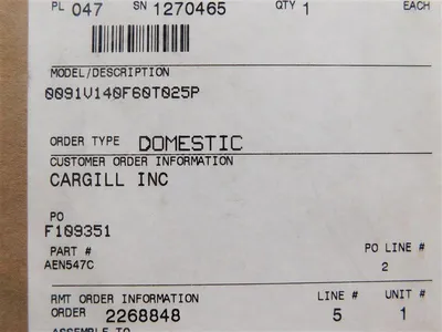 USED ROSEMOUNT ANALYTICAL 0091V140F60T025P