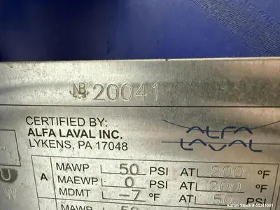 USED Alfa Laval 1H-SW-1W