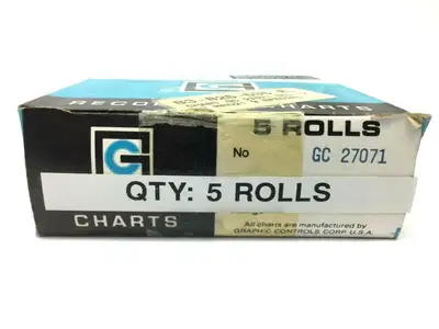 New | in-Stock GRAPHIC CONTROLS RECORDING CHARTS GC Systems | Maverick Industrial Sales #1109771