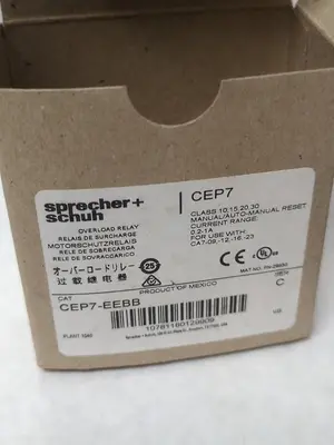 New | in-Stock SPRECHER + SCHUH CEP7-EEBB Miscellaneous Equipment (Electrical & Power) | Surplus Asset Holdings #1198245