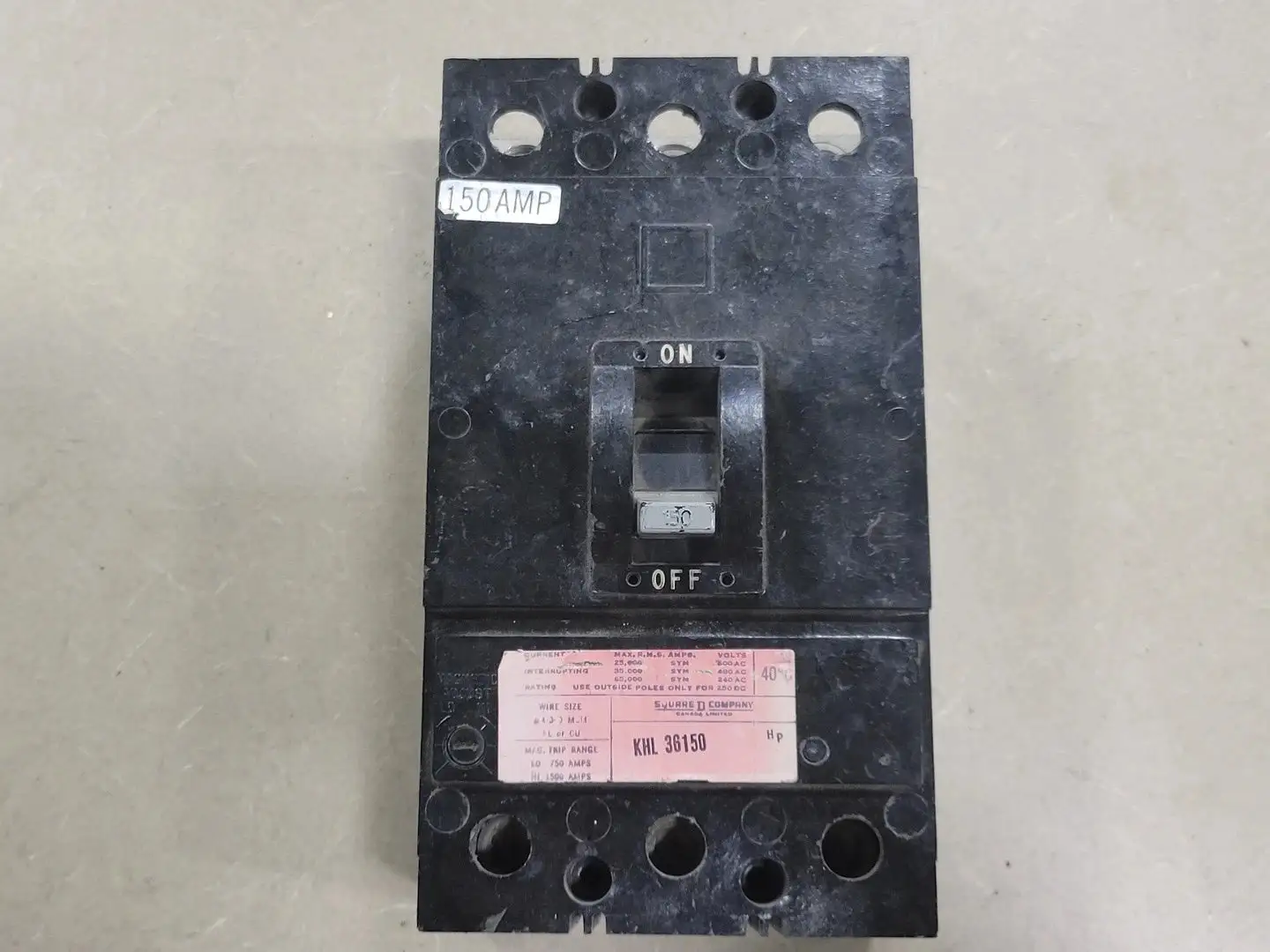 USED SQUARE D KHL36150