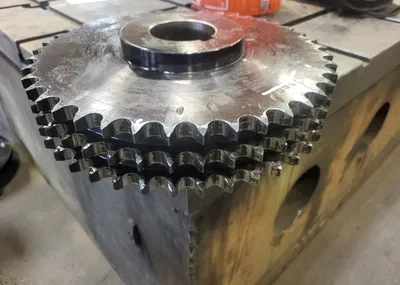 USED POSITIVE DISPLACEMENT PUMP CHAIN CASE