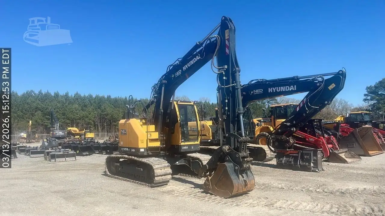 Used 2023 HYUNDAI HX145A LCR Crawler Excavators South Carolina US | National Equipment Dealers #1422368