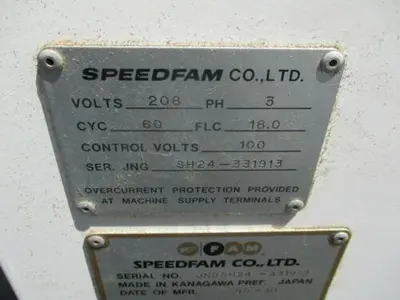 USED SPEEDFAM JNG-SH24