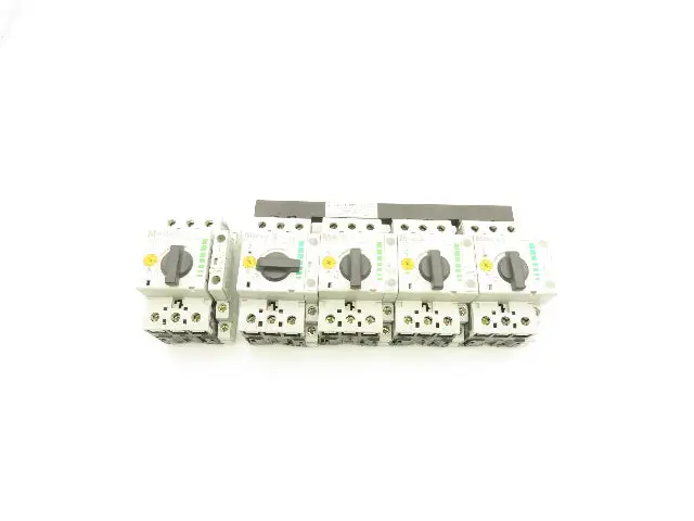 Moeller PKZMO-10 Manual Motor Starter 10A 600VAC 3PH  Lot Of 5