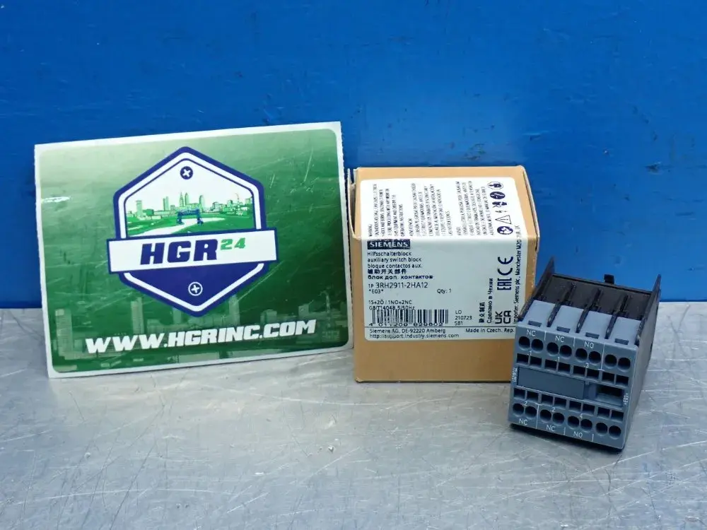 New | in-Stock SIEMENS 3RH29112HA12 Relays & Switches | HGR 24 #739516