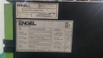 Used 2010 ENGEL DUO  800  3F  CLS  ( 2 COLOR MACHINE) Injection Molding Machines Florida US | ESCOBAR TRADING, INC. #1310805