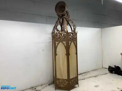 45” tall 15” wide mid century church hanging parlot