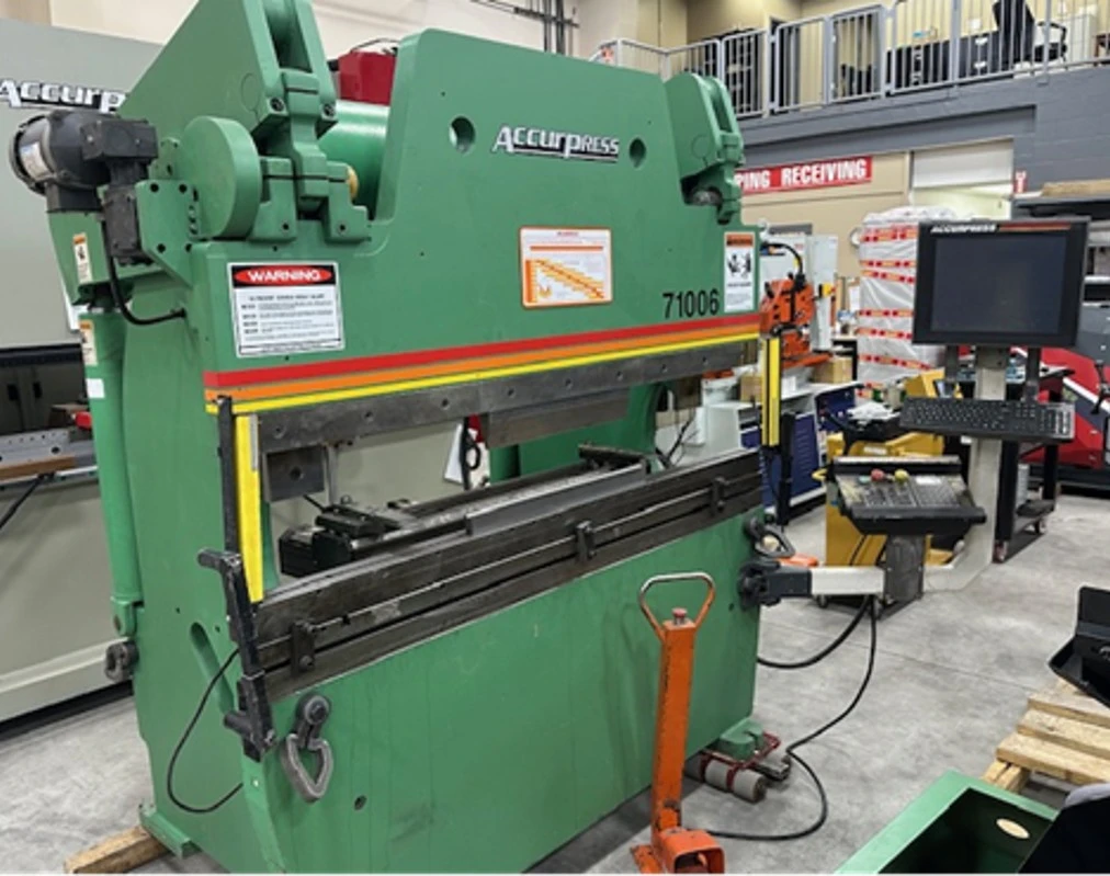 Accurpress 100 Ton x 6 Press Brake upgraded ETS3000 CNC control