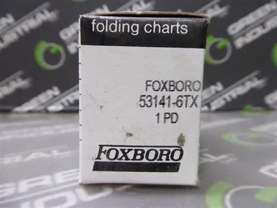 Lot of 10 Foxboro 53141-6TX Folding Paper Charts New