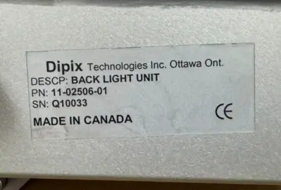 NEW DIPIX 11-02506-01 BACK LIGHT GREEN CS7 AL 110250601