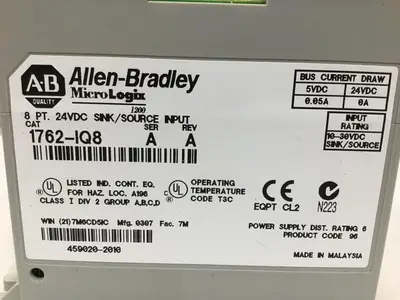 USED ALLEN BRADLEY 1762-IQ8 SER A