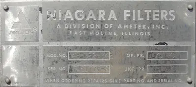 USED AMETEK NIAGRA 48-322-342