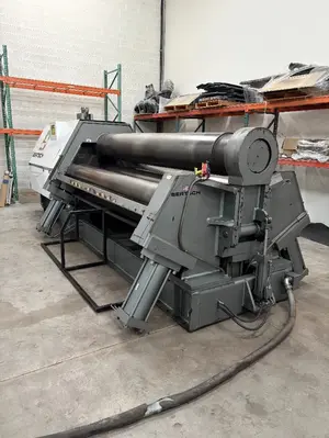10' x 1" BERTSCH MODEL #100-10 4 ROLL HYDRAULIC PLATE ROLL, 2018: YOBRO #24784