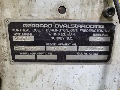 USED GERRARD OVALSTRAPPING 9000