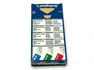 New | in-Stock Grafoplast 117PAABY Blank Label Michigan US | Maverick Industrial Sales #1401492