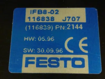 USED FESTO IFB8-02