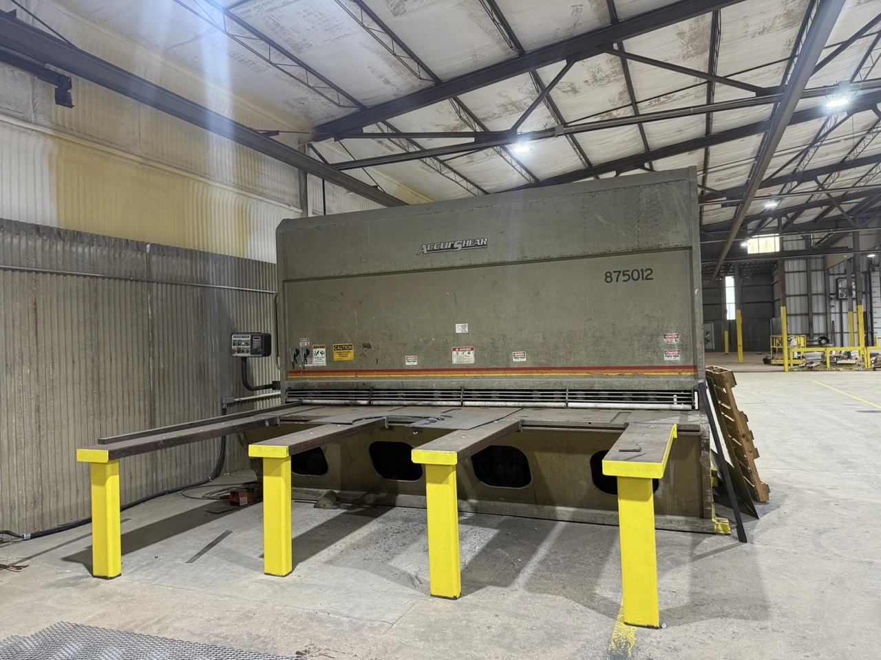 Used 2001 ACCURSHEAR 875012 Power Squaring Shears (Inch) Illinois US | Revelation Machinery #1332364