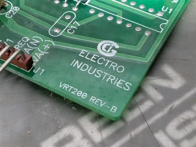 Electro Industries VRT200 Power Leader Meter Terminal Board Rev. B Used