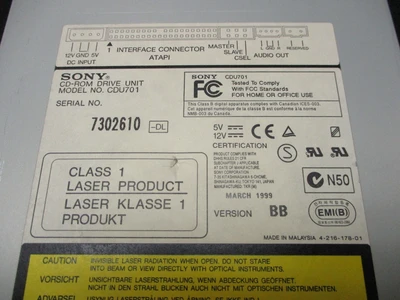 USED Sony CDU701