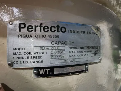 PERFECTO 400-20 E.F. Coil Handling Equipment, Coil Feed Lines | Holland Equipment Hunters, Inc. (9)