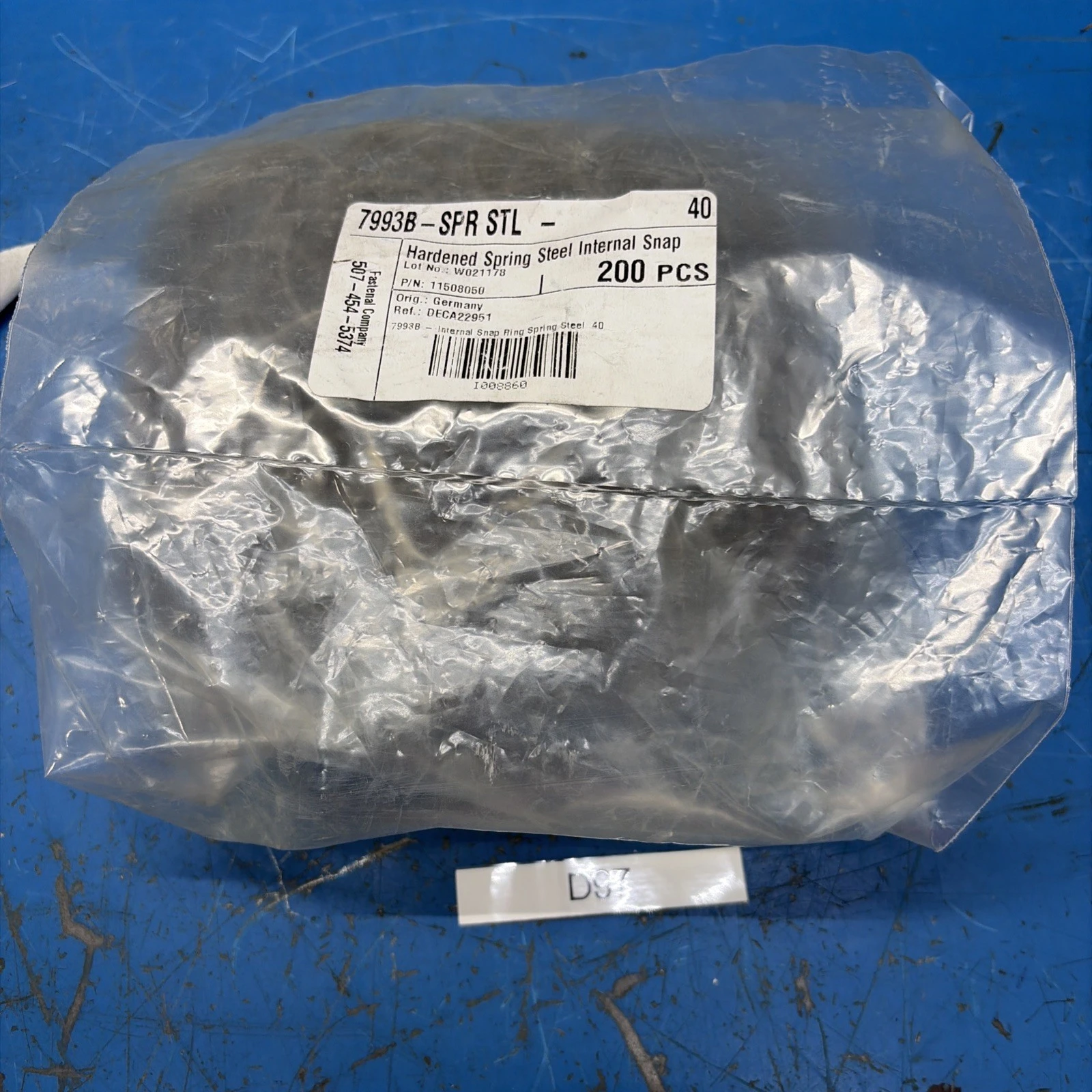 New | in-Stock Fastenal 11508050 Miscellaneous MRO Indiana US | J&J Industrial Supply #1280966