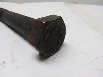 1"-8 x 7" Grade B7 Black Oxide Finish Heavy Hex Cap Screw Bolt lot of 2