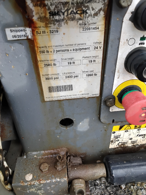 USED 2015 Skyjack SJ3219