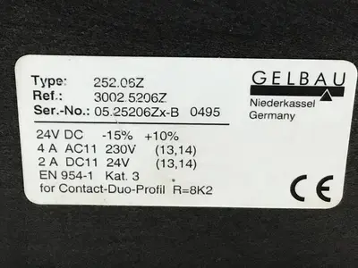 USED GELBAU 3002.5206Z 252.06Z