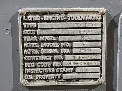 USED 1964 MONARCH 10"EE