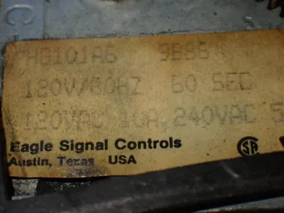 Used EAGLE SIGNAL HG100A6 Timers Ohio US | HGR 24 #884086