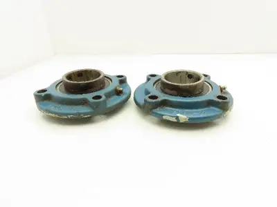 McGill PFC4-11 4-Bolt Flange Mounted Bearing 2-1/4" Bore 3-3/4" OD Lot of 2