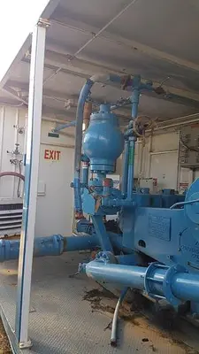 USED EMSCO F-650 TRIPLEX MUD PUMP