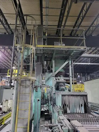 Used 2008 GOFF WM27.5-2-40 Wire Mesh Belt Shot Blaster Pennsylvania US | Shot Blasting Equipment #235572