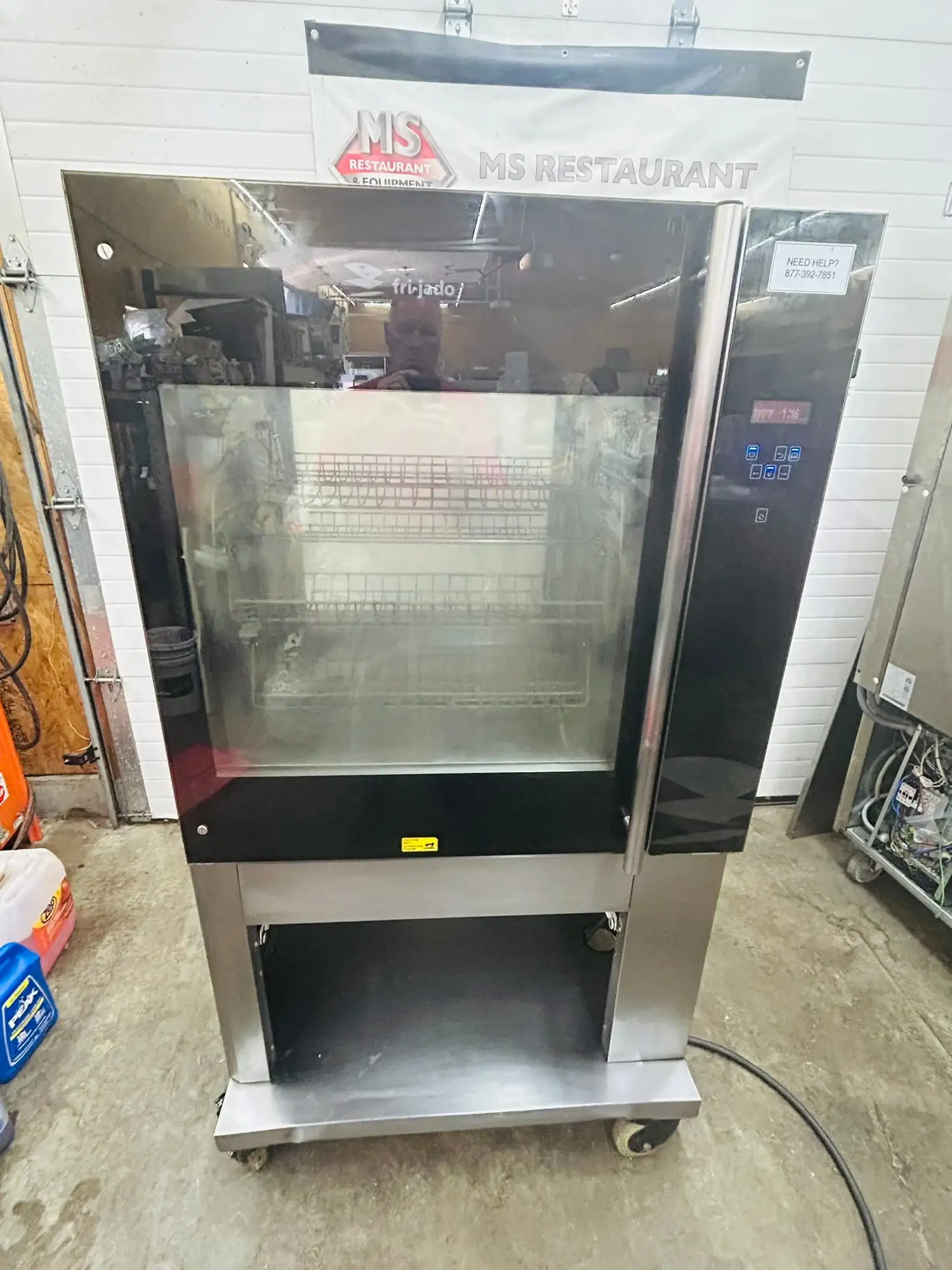 FriJado TDR7-P Rotisserie Oven 208V 3ph Electric Refurbished Tested and Working