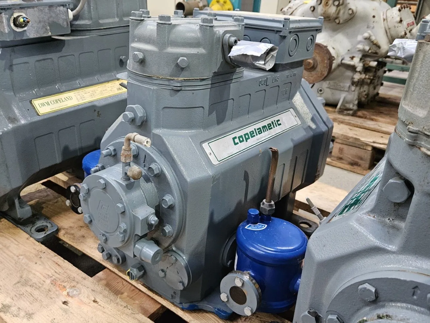 USED DWM, Dorin, Frascold & Prestcold Mixed compressor packages from 5000kg