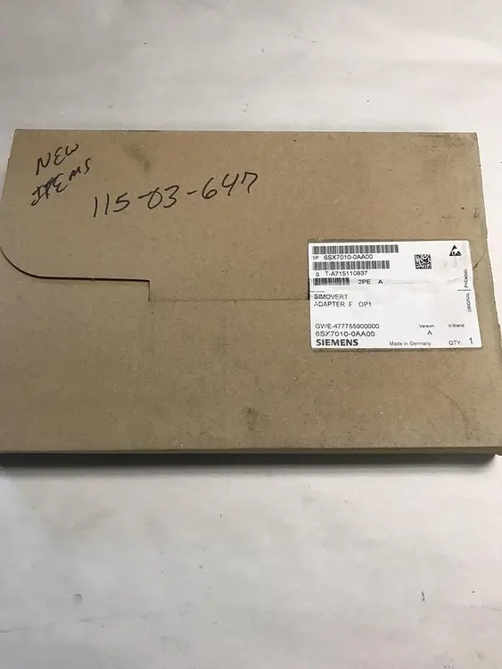 Used SIEMENS 6SX7010-0AA00 Miscellaneous Equipment (Electrical & Power) | Surplus Asset Holdings #1188227