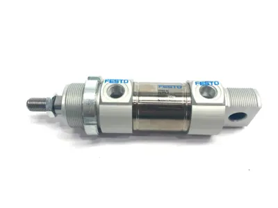 New | in-Stock FESTO ROUND BODY ISO CYLINDER DBL-ACTING Pneumatic Cylinders | Maverick Industrial Sales #1112006