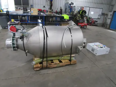 Smoot SS Scaling Hopper w/ Load Cells, Readout, and Control Panel