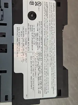 USED Siemens 3RV2011-1FA10