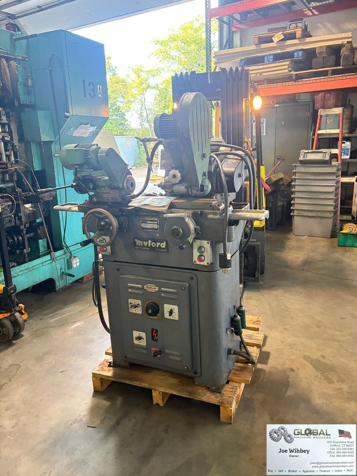 MYFORD MG12 Series M Precision Cylindrical Grinder 5"x12"