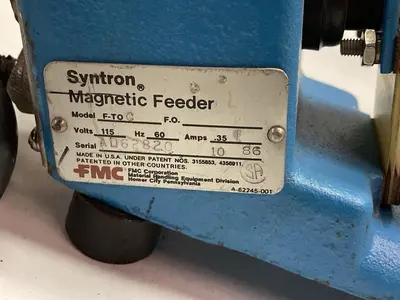 Used SYNTRON F-TOC Feeders (Material Handling) Ohio US | Surplus Asset Holdings #1365923
