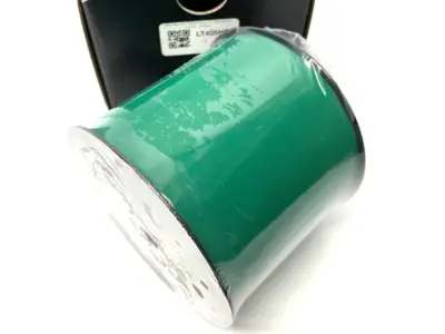 USED LABELTAC PRO MODEL HIGH PERFORMANCE 10 YEAR VINYL LABEL, GREEN, 4"