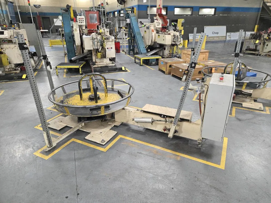 RMG 6450-60-F Powered Uncoiler for Heading Machine