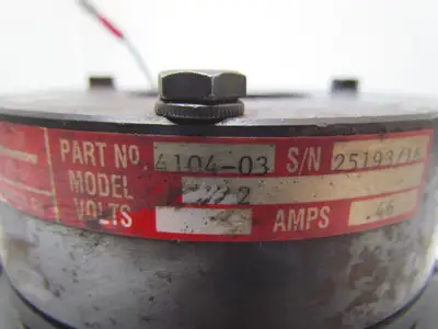 Stromag 4104-03 Electric Actuated Brake off of Rapistan Demag DT60 Puller