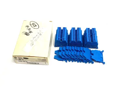 USED ALLEN-BRADLEY SER. B IEC TERMINAL BLOCK BLUE